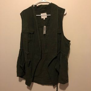 Torrid new with tags olive green top